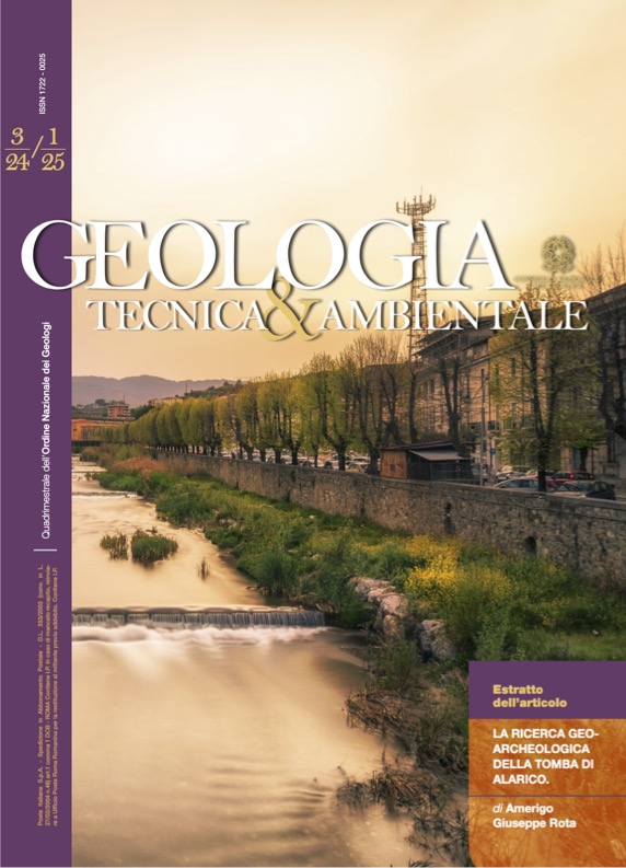 Geologia Tecnica e Ambientale n3 2024 - n1 2025