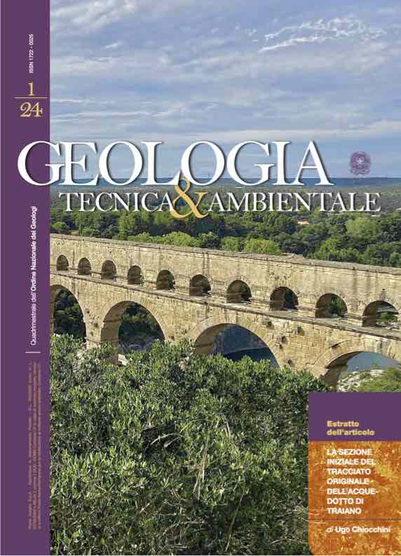 Geologia Tecnica e Ambientale n1 2024