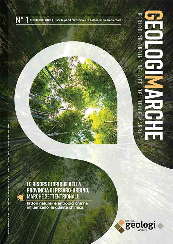 Geologi Marche n1- 2025 - Ordine dei Geologi delle Marche