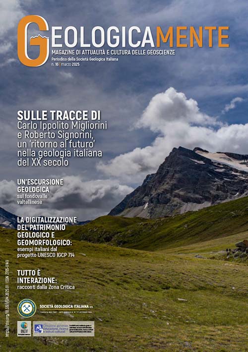 Rivista "Geologicamente" n. 16 - marzo 2025 - SGI Società Geologica Italiana