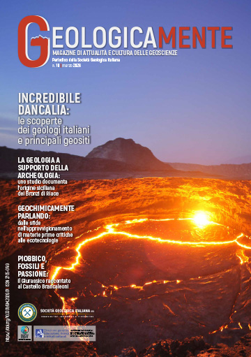 Rivista "Geologicamente" n. 19 - marzo 2026 - SGI Societ&agrave; Geologica Italiana