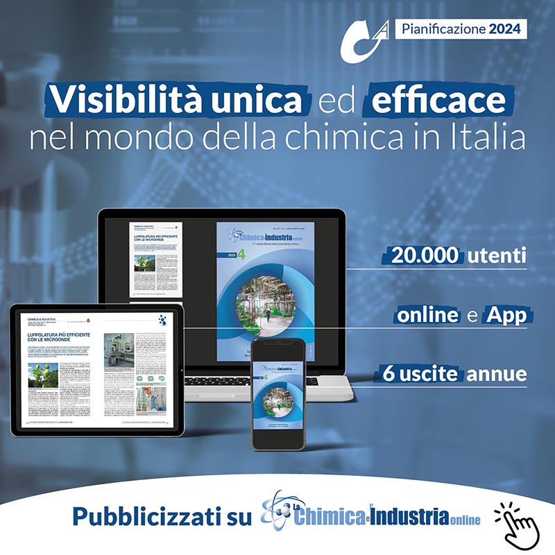 Pianificazione 2024 - La Chimica & l'Industria - SCI Societ&agrave; Chimica Italiana