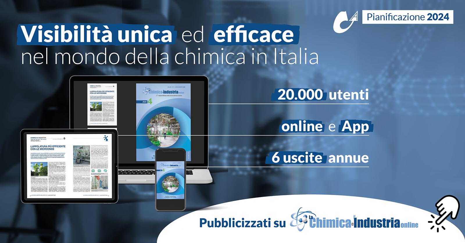Pianificazione 2024 - La Chimica & l'Industria - SCI Societ&agrave; Chimica Italiana