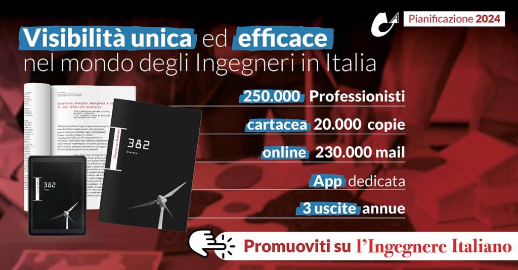 Pianificazione 2024 "L'Ingegnere Italiano" - CNI Consiglio Nazionale Ingegneri