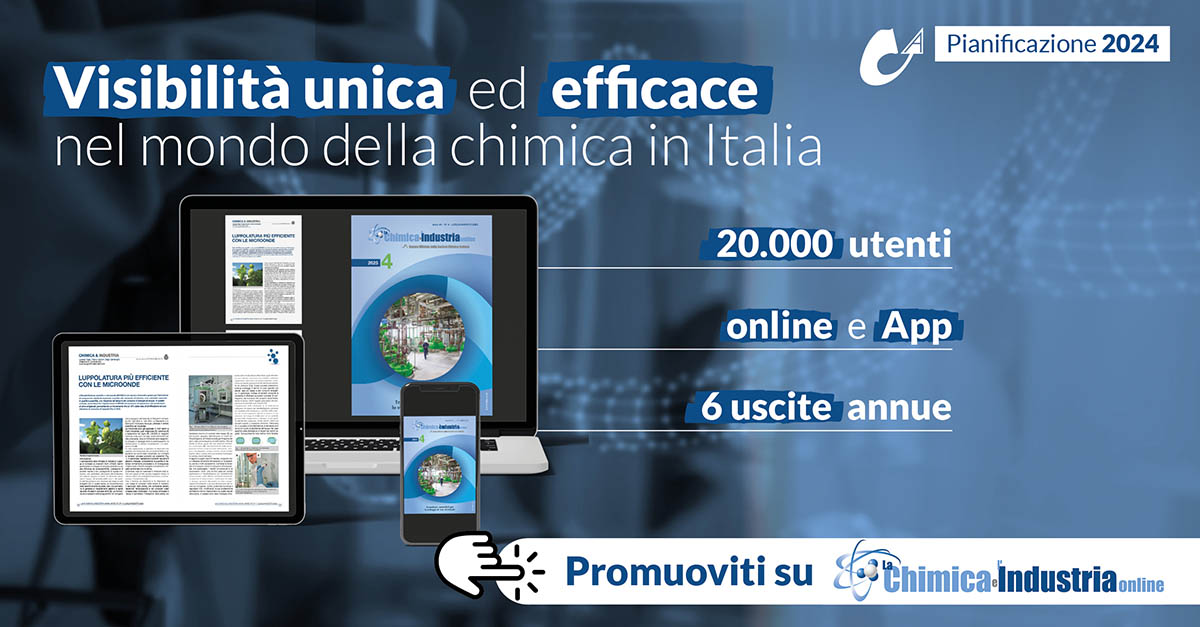 Pianificazione 2024 "La Chimica e l'Industria" - SCI - Societ&agrave; Chimica Italiana