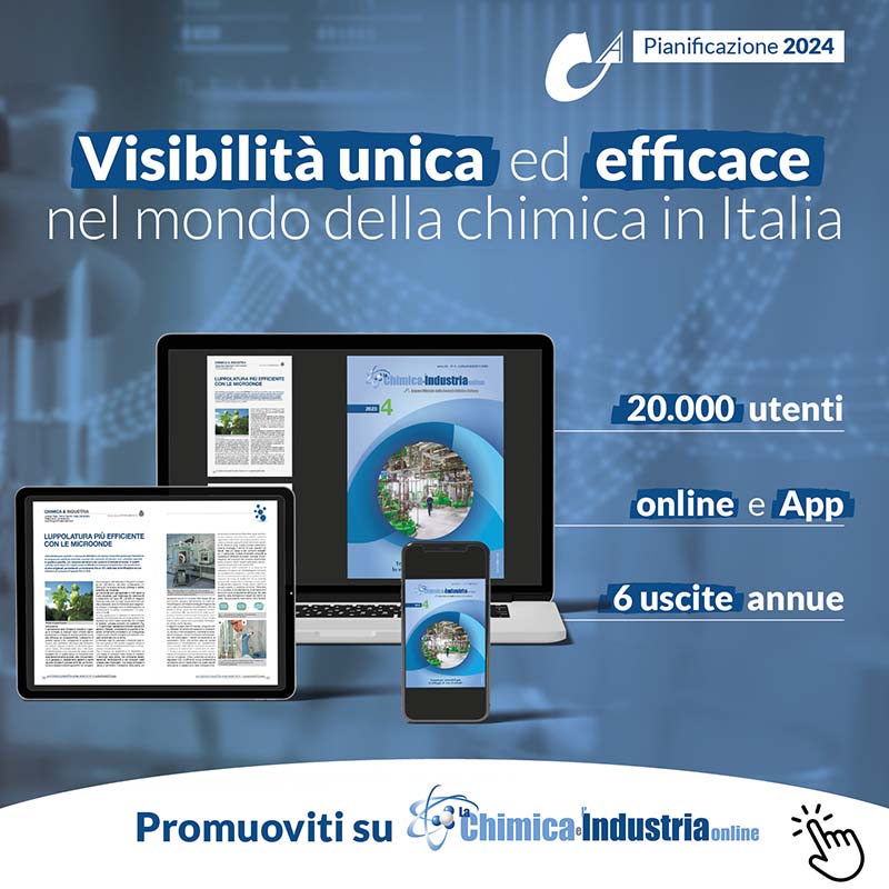 Pianificazione 2024 "La Chimica e l'Industria" - SCI - Societ&agrave; Chimica Italiana