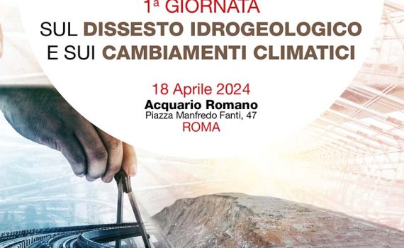 Sponsorizza la "1a GIORNATA SUL DISSESTO IDROGEOLOGICO E SUI CAMBIAMENTI CLIMATICI" | CNI
