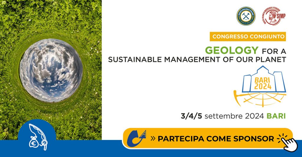 SPONSORIZZA il Congresso “GEOLOGY FOR A SUSTAINABLE MANAGEMENT OF OUR PLANET” | SGI - SIMP