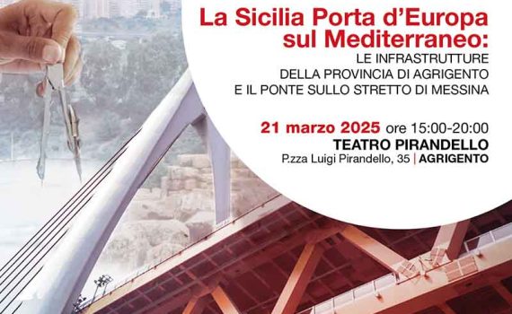 Sponsorizza l'evento "La Sicilia Porta d'Europa sul Mediterraneo" 21 marzo 2025 | Ordine degli Ingegneri della provincia di Agrigento