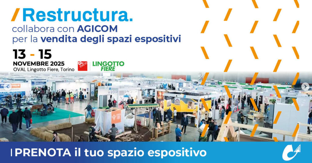 RESTRUCTURA 13-15 novembre 2025, OVAL Lingotto Fiere | Prenota il tuo spazio espositivo