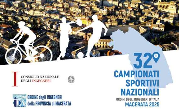 Sponsorizza il 32° Campionati Sportivi Nazionali - Oridini degli Ingegneri d'Italia" MACERATA 2025 | CNI e OI Macerata