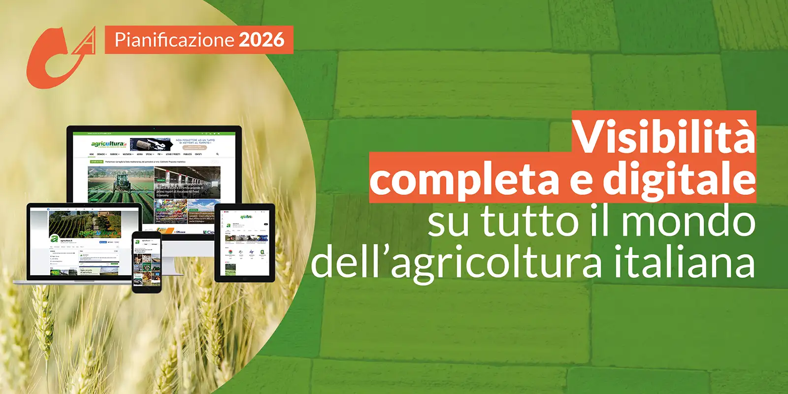 Pianificazione 2026 - Agricultura.it